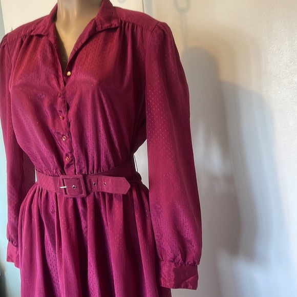COCO of CALIFORNIA. Vintage long sleeve, buttons in front  sz 10” WOMENS DRESS - Picture 6 of 16